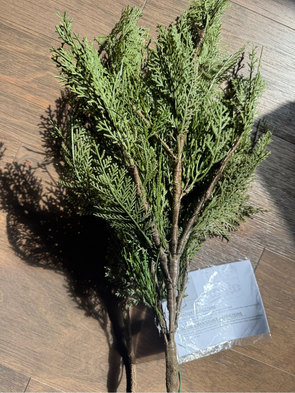 Crate&Barrel Green hemlock battery operated stem